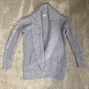 Gray Cover Up Sweater